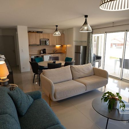 Grand T3 Neuf Climatise Avec Wifi A 100M De La Plage Виас Экстерьер фото