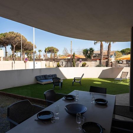 Grand T3 Neuf Climatise Avec Wifi A 100M De La Plage Виас Экстерьер фото